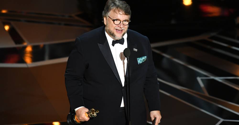 HOLLYWOOD, CA - MARCH 04:  Director Guillermo del Toro accepts Best Director for 'The Shape of Water' onstage during the 90th Annual Academy Awards at the Dolby Theatre at Hollywood & Highland Center on March 4, 2018 in Hollywood, California.  (Photo by Kevin Winter/Getty Images)