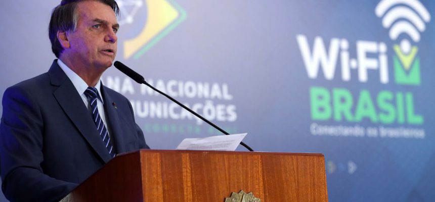 (Brasília - DF, 05/05/2021)  - Palavras do Presidente da República, Jair Bolsonaro.
Foto: Marcos Corrêa/PR