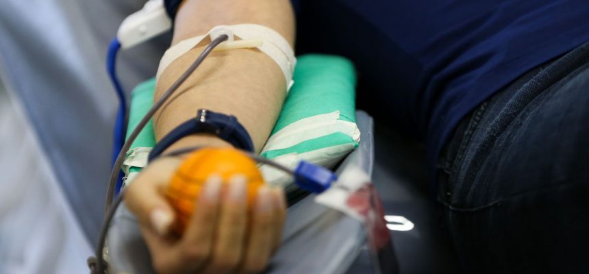 Para marcar o Dia Mundial do Doador de Sangue, Ministério da Saúde lança campanha de doação de sangue, no Hemocentro de Brasília