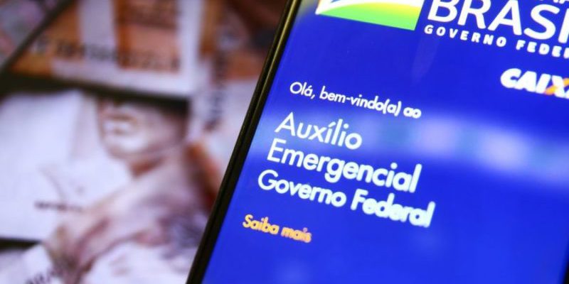 Aplicativo auxílio emergencial do Governo Federal.