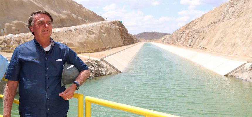 (Sertânia - PE, 21/10/2021) Cerimônia de inauguração do Ramal do Agreste.
Foto: Isac Nóbrega/PR