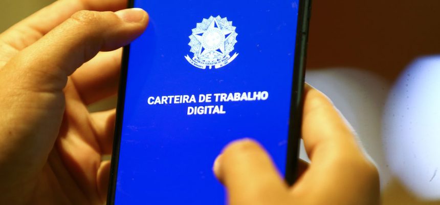 Carteira de trabalho digital.