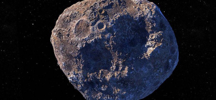 Ilustração Asteroid Psyche