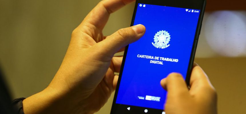 Carteira de trabalho digital.