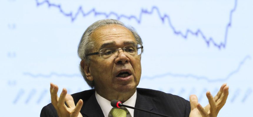 O ministro da Economia, Paulo Guedes, comenta o Relatório de Avaliação de Receitas e Despesas Primárias do 5º Bimestre de 2022.