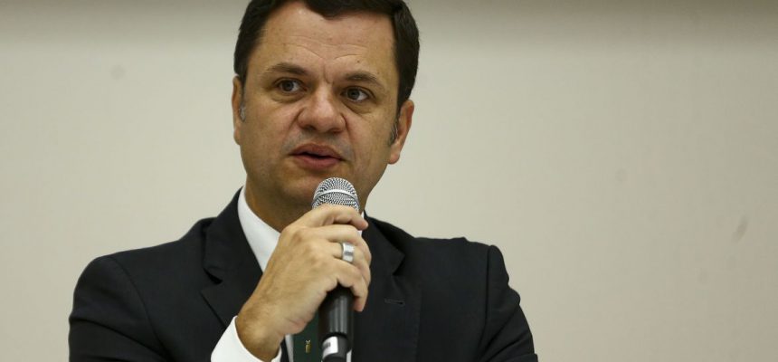 O ministro da Justiça e Segurança Pública, Anderson Torres, durante entrevista coletiva sobre a Operação Eleições 2022 no segundo turno.