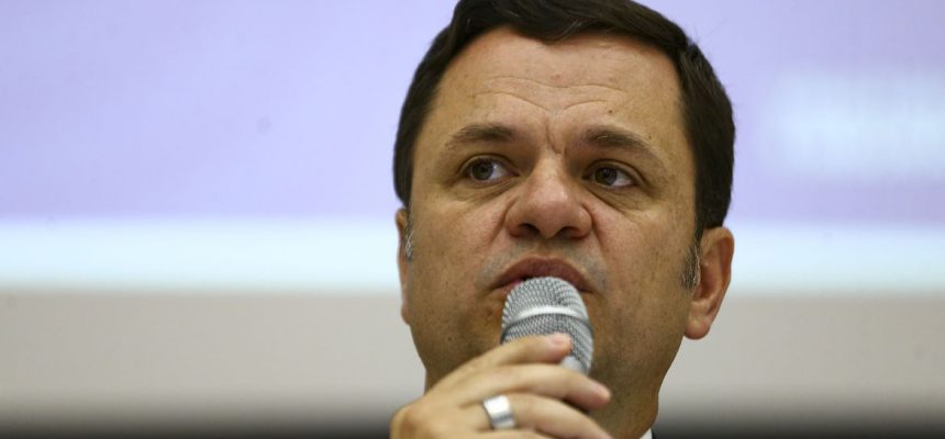 O ministro da Justiça e Segurança Pública, Anderson Torres, durante entrevista coletiva sobre a Operação Eleições 2022 no segundo turno.