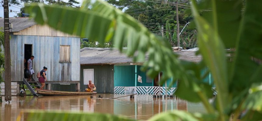 Rio Branco (AC) - Defesa Civil diz que Rio Acre deve continuar subindo. Foto: Dhárclues Pinheiro/Sejusp/Secom