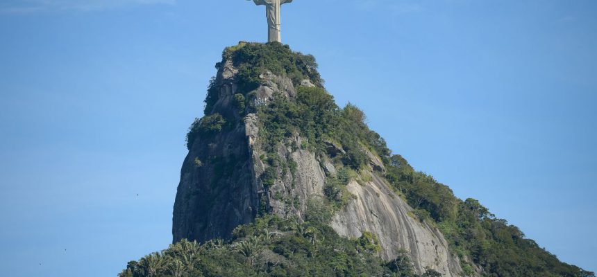 Vista do Cristo Redentor no Rio de Janeiro